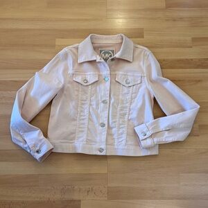 Michael Kors Blush Pink Denim Jacket
